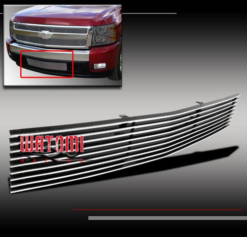 07-10 chevy silverado 1500 pickup front bumper lower billet grille grill insert