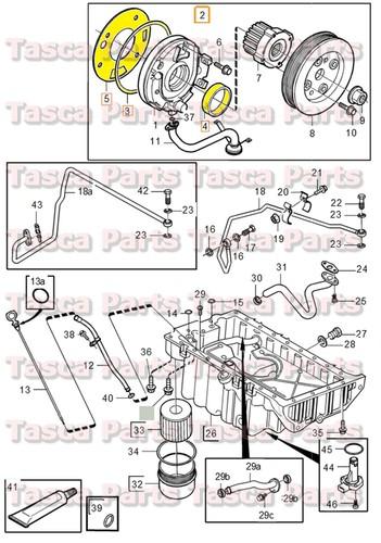 Brand new oem oil sump pan with level sensor 2001-2009 volvo s60 v70 #30750655