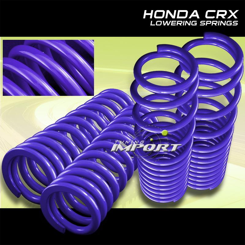 1988-1991 honda civic crx dx lx ex si lowering spring adjustable performance new