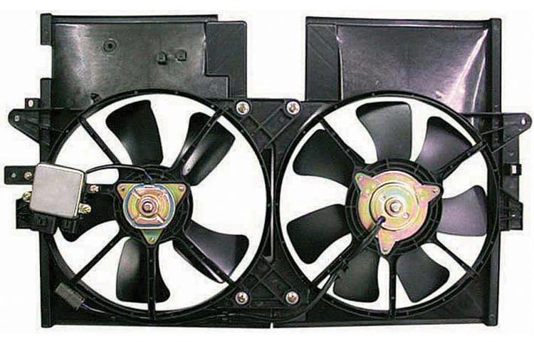 Depo replacement ac condensor radiator cooling fan ford escape mercury mariner