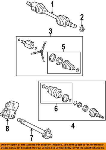 Gm oem 25973835 cv half-shaft/cv intermediate shaft