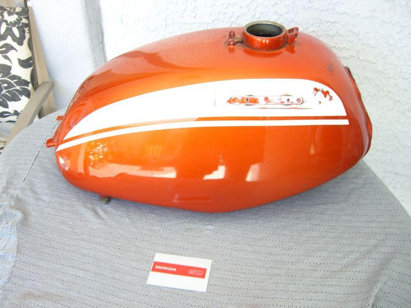 Honda tank sl350 fuel tank  sl350k1 tank  1971 honda sl350 tank original paint