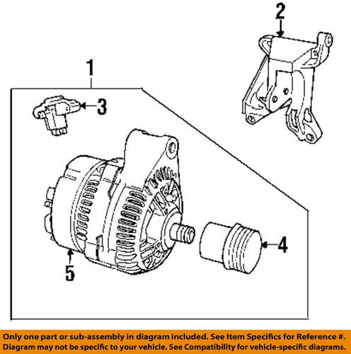 Saab oem 5171376 alternator-alternator mount bracket