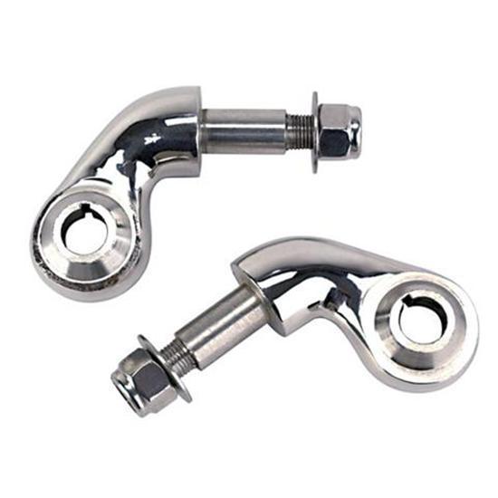 New forged steel lower shock mounts - chrome pair