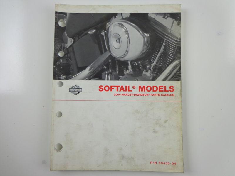 Harley davidson 2004 softail models parts catalog 99455-04