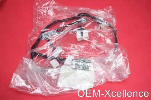 04-07 nissan titan armada left driver front seat wiring harness oem 87021-zc110