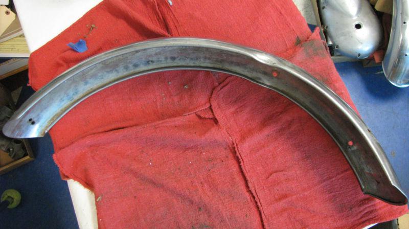 1967 triumph bonneville tr6c stainless steel front fender