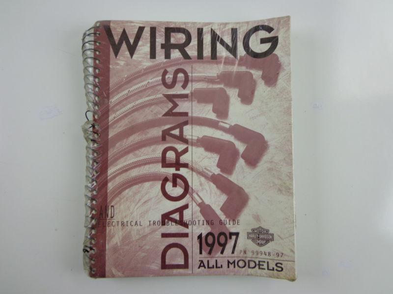 Harley davidson 1997 all models wiring diagrams electrical troubleshoot 99948-97