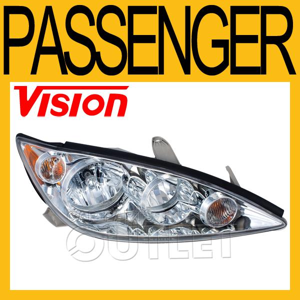 05 06 camry passenger side headlamp light usa built le xle right replacement r/h