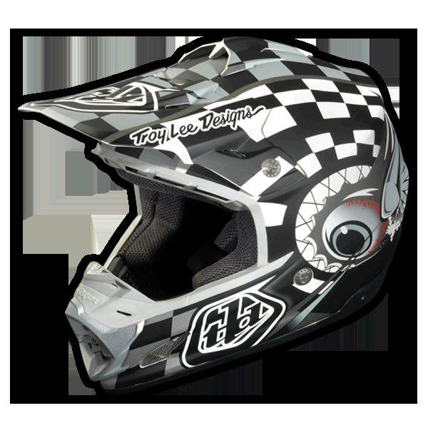 Troy lee designs se3 helmet baja matte gray/black size medium - new