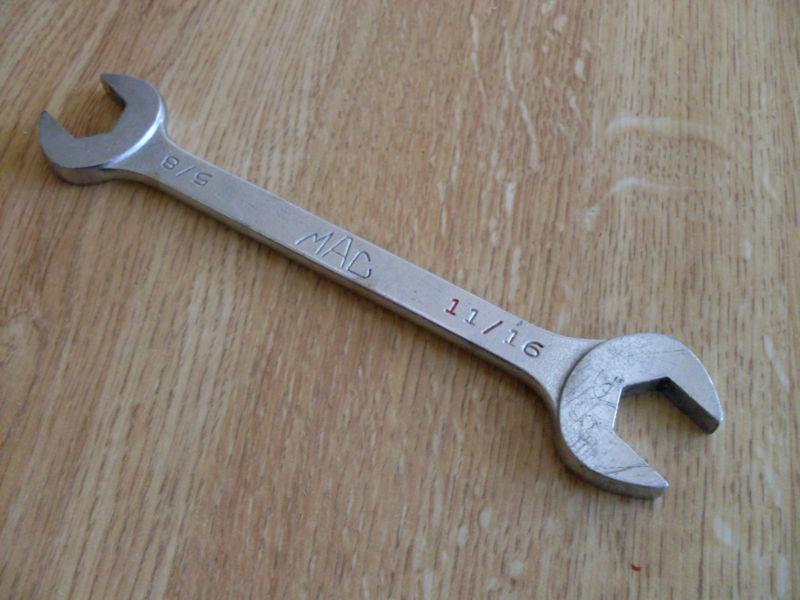 Mac tools dr2022 5/8 and 11/16 open end wrench  made in usa