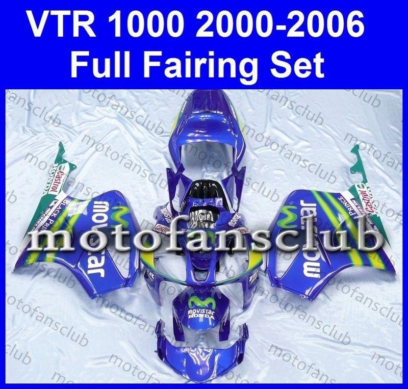 Fit honda vtr1000 rvt-1000r rc51 1000 r fairing 00-06 2000 2002 2006 2005 #02 b