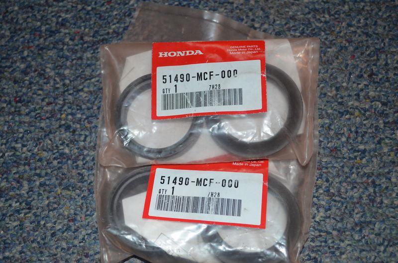 Honda cbr 600 f4i fork seal set 51490-mcf-000 2each 