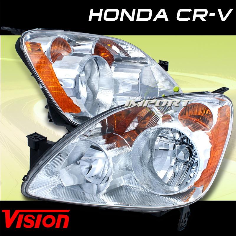 Honda 05-06 crv cr-v suv vision pair lh+rh headlight headlights set 