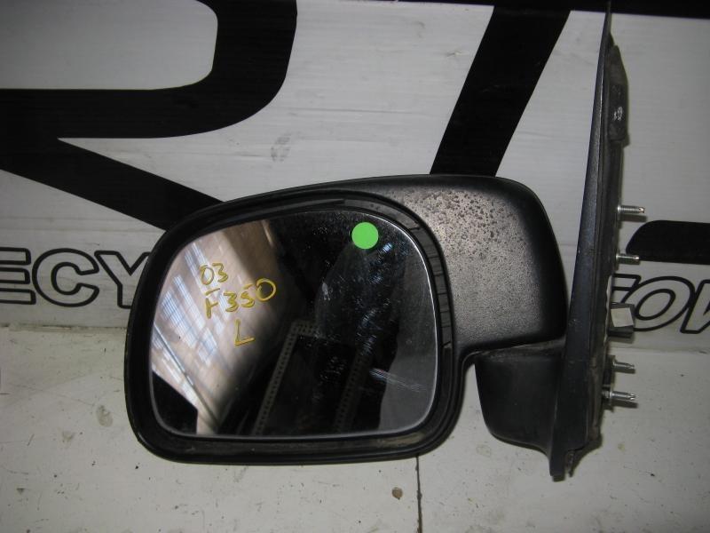 99-07 08 09 10 11 12 ford f250 sd l. left driver lh side mirror manual pedestal