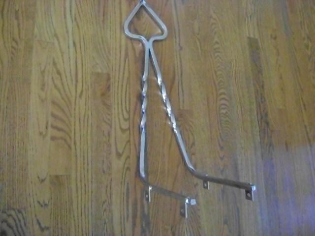 Nos 1960s-1970s vintage jammer twisted sissybar ironhead sportster