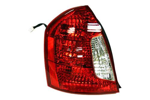 Replace hy2800136v - fits hyundai accent rear driver side tail light assembly