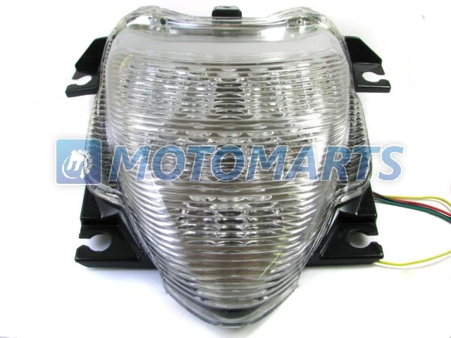 Clear led tail light for suzuki m109r boulevard 06-08 09 10 11 with turn signal