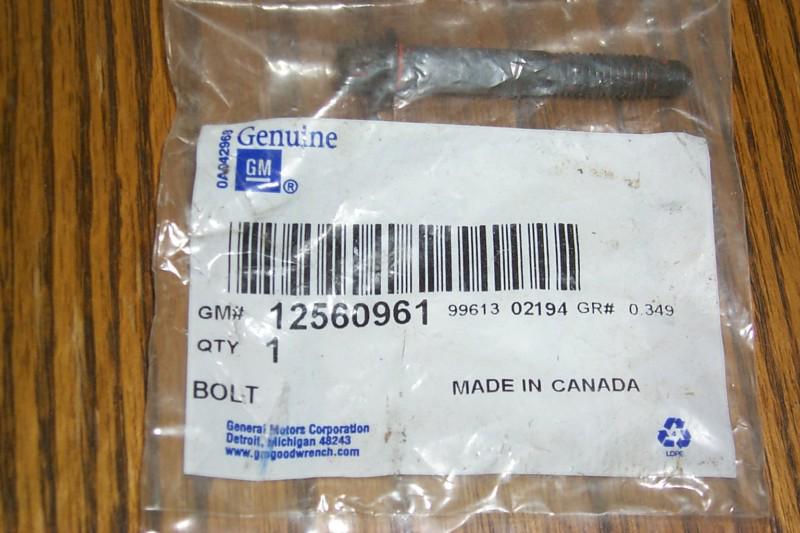 New genuine gm engine valve rocker arm shaft bolt 12560961