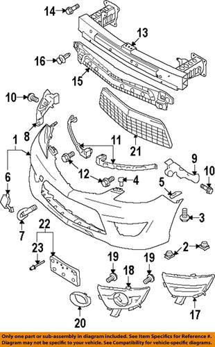 Mazda oem c291500t1f front bumper-retainer