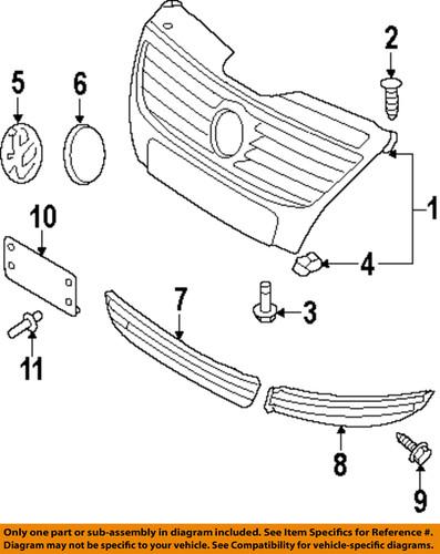 Volkswagen oem 3c0853671c9b9 front bumper & grille-lower grille