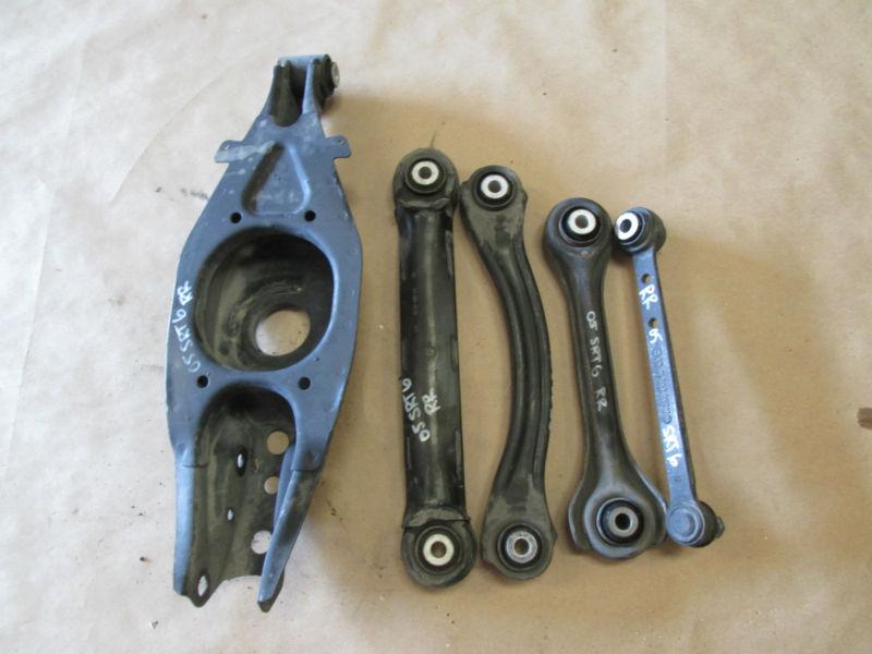 2005 chrysler crossfire srt6  rear right rh upper lower control arm oem 5pc 