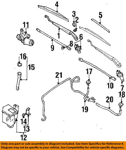 Nissan oem 289102b100 windshield washer fluid reservoir