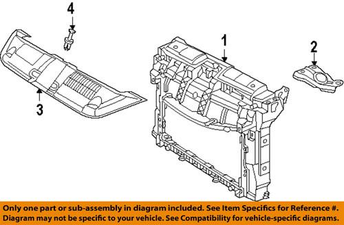 Volkswagen oem 5c5853655a9b9 radiator support-sight shield