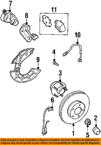 Ford oem 4r3z2k004aa brake-splash shield