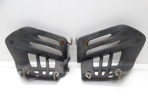 2008 yamaha raptor 350 plastic heel guards with brackets left right