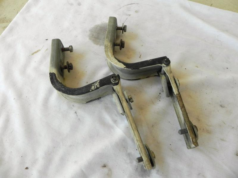 Jaguar xjs v12 convertible hood / bonnet hinges with mounting hardware set of 2