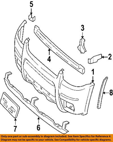 Ford oem 9l8z17757a front bumper-reinforcement