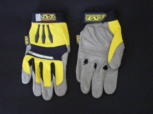 3 pack of mechanix wear 2.5 gloves- yellow- med