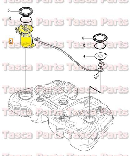 Brand new oem fuel pump unit w/out external filter 2011-2014 volvo s60 #31273957