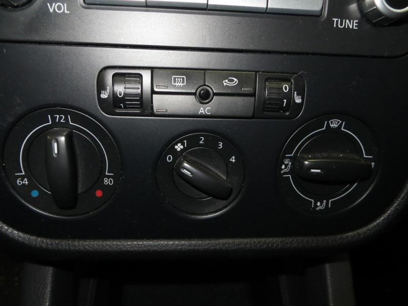 Heater a/c climate control 2009 volkswagen jetta, vin k, semi auto, heated seats