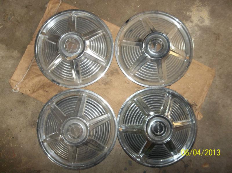 Vintage mustang hubcaps