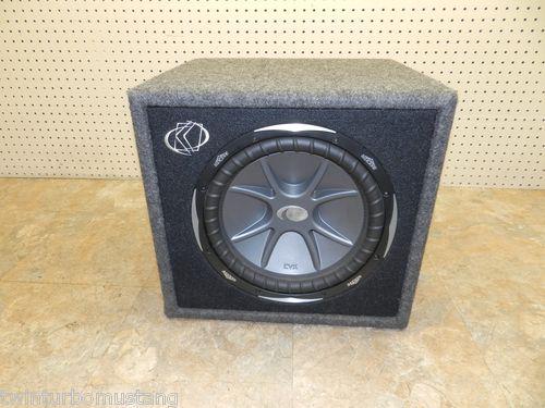 Kicker 10" cvx10 10 inch sub subwoofer with kicker box nice! 