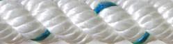 Buccaneer dock line twisted nylon - white w/blue strand - 5/8" x 20' 21-52020