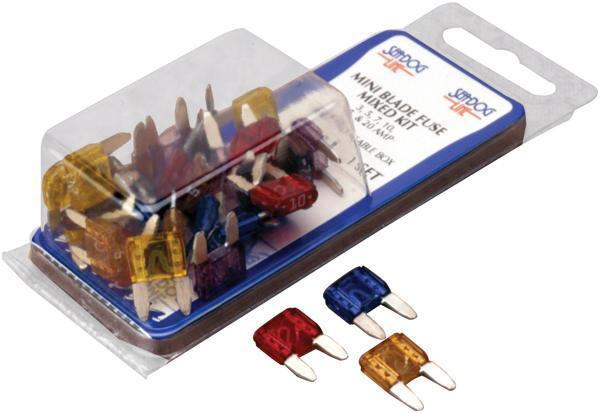 Seadog mini blade fuse-mixed kit 445090-1