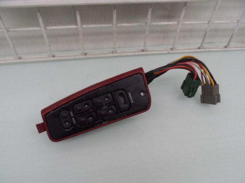 Master window switch panel with bezel oem ford taurus (sedan) 1990