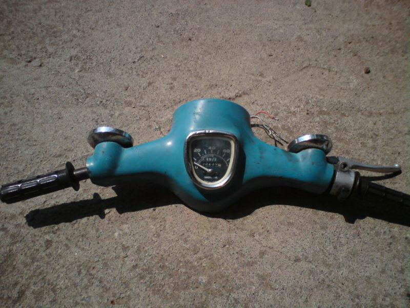 Honda c70 handlebar c50 c90 6v original with tachometer 6volt