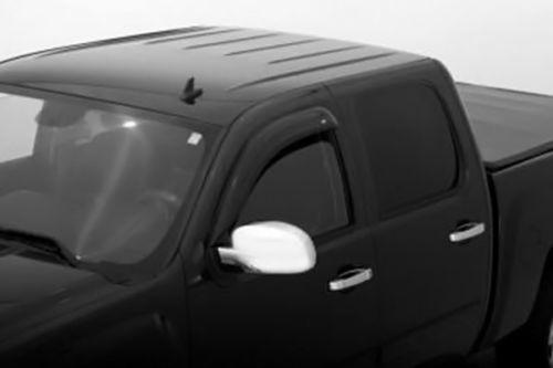 Avs 95649 05-13 toyota tacoma front wind deflectors smoke aerovisor rain guards