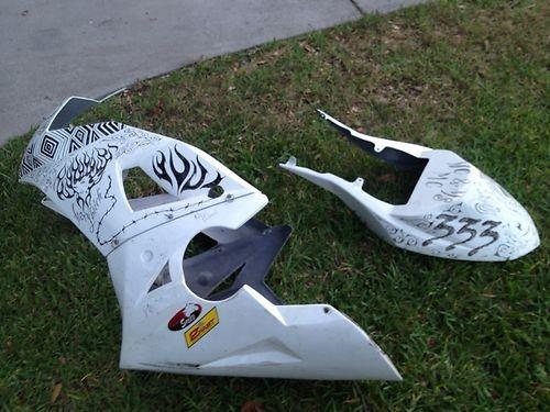 Triumph daytona 600 650 race track plastics bodywork