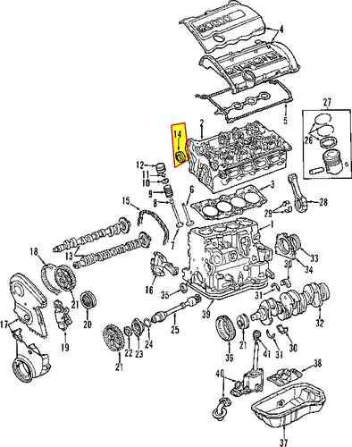 Audi 038103085c genuine oem factory original camshaft seal