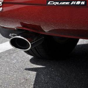 Chrome muffler tip car exhaust pipe chevrolet cruze 2009-2012