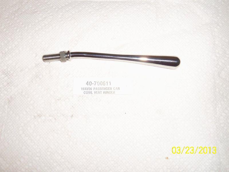 1933-1936 ford car chrome  cowl vent handle -40-700611