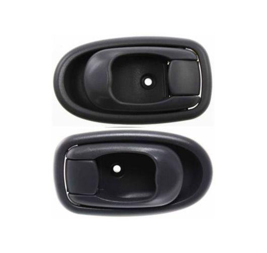 Gray inside interior door handle left/right pair set