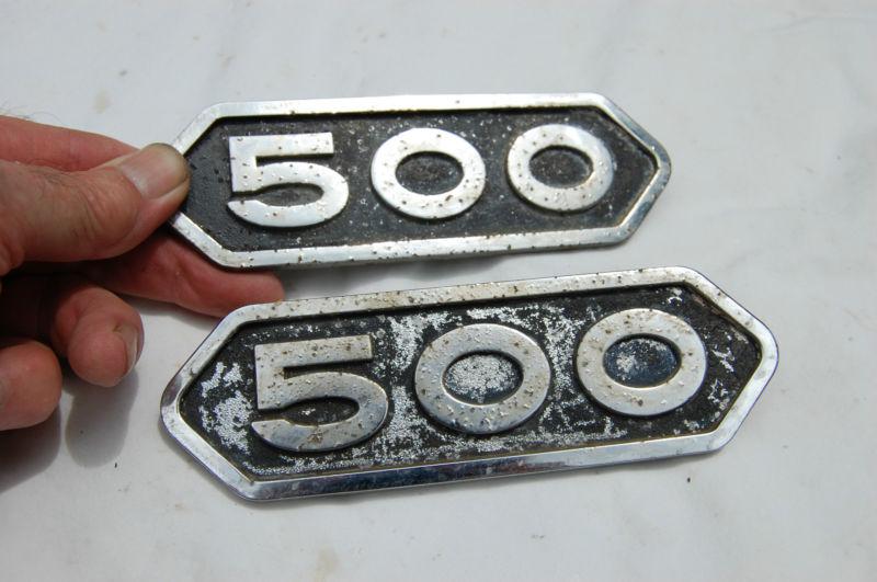  dodge truck 1966 - 1967 d 500 fender emblems