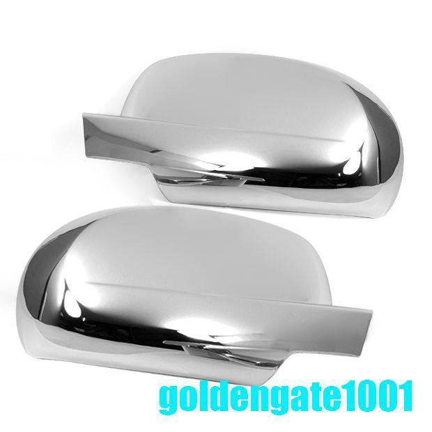 Chrome mirror covers trims for cadillac escalade gmc sierra yukon 07 08 09 10 11