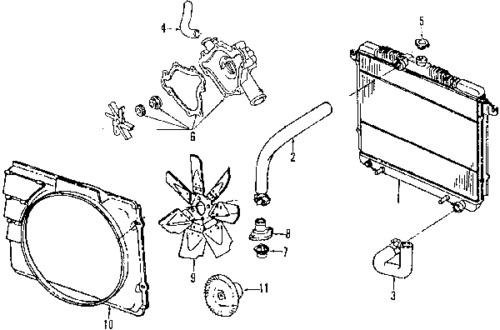 Dodge 53021018ad genuine oem factory original water pump